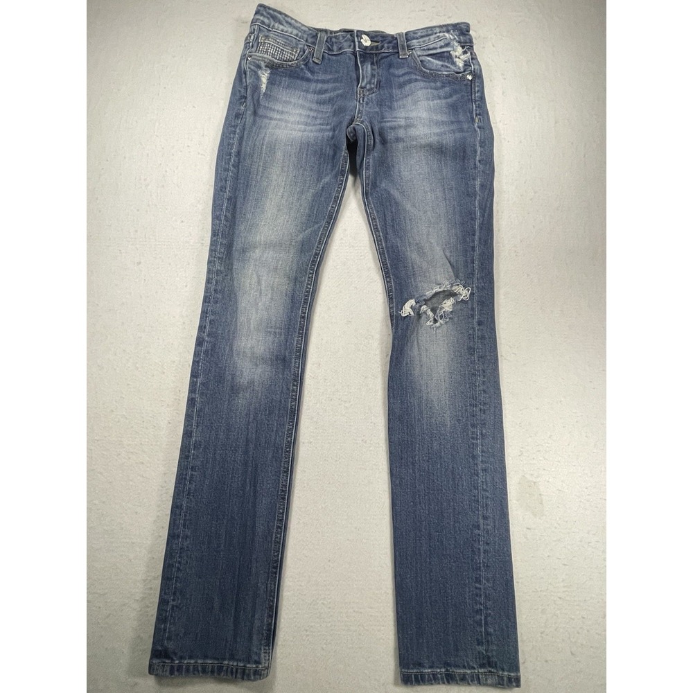 Vigoss Studio New York Y2K Distressed Jeans Women's 5/6 28x32 Vintage
